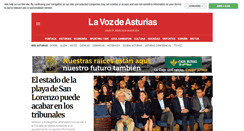 Desktop Screenshot of lavozdeasturias.es